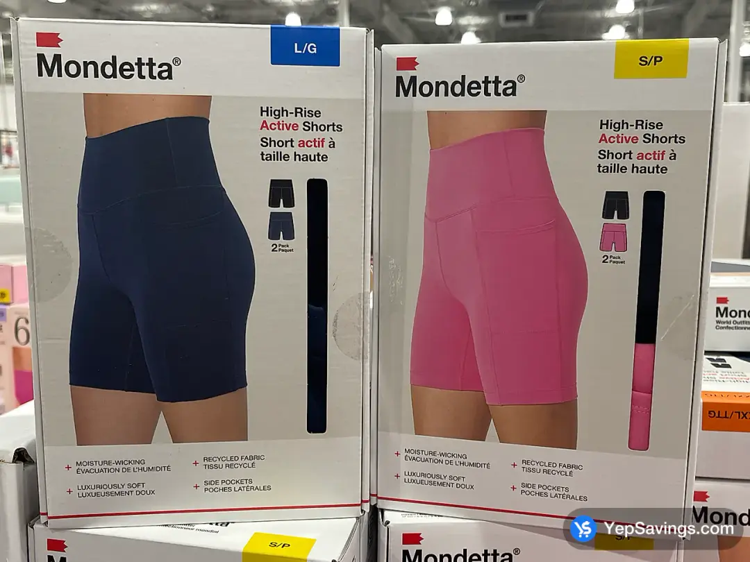 MONDETTA BIKE SHORT 2 PACK WOMENS SIZES S-XXL - Costco Canada (ITM 1966938)