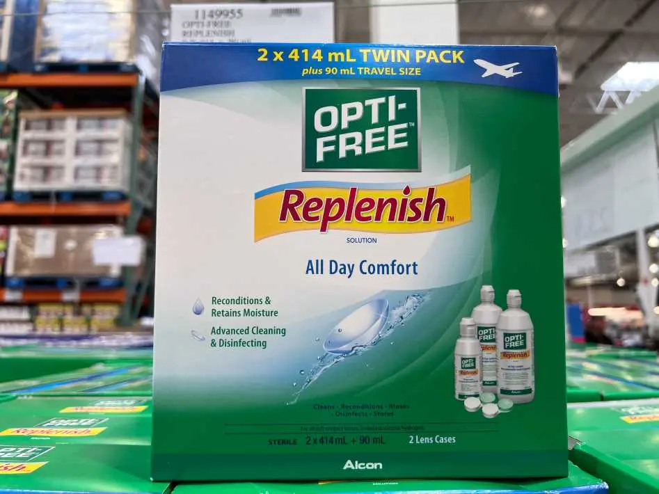 OPTI-FREE REPLENISH 2 X 414 + 90 ml - Costco Canada (ITM 1149955)