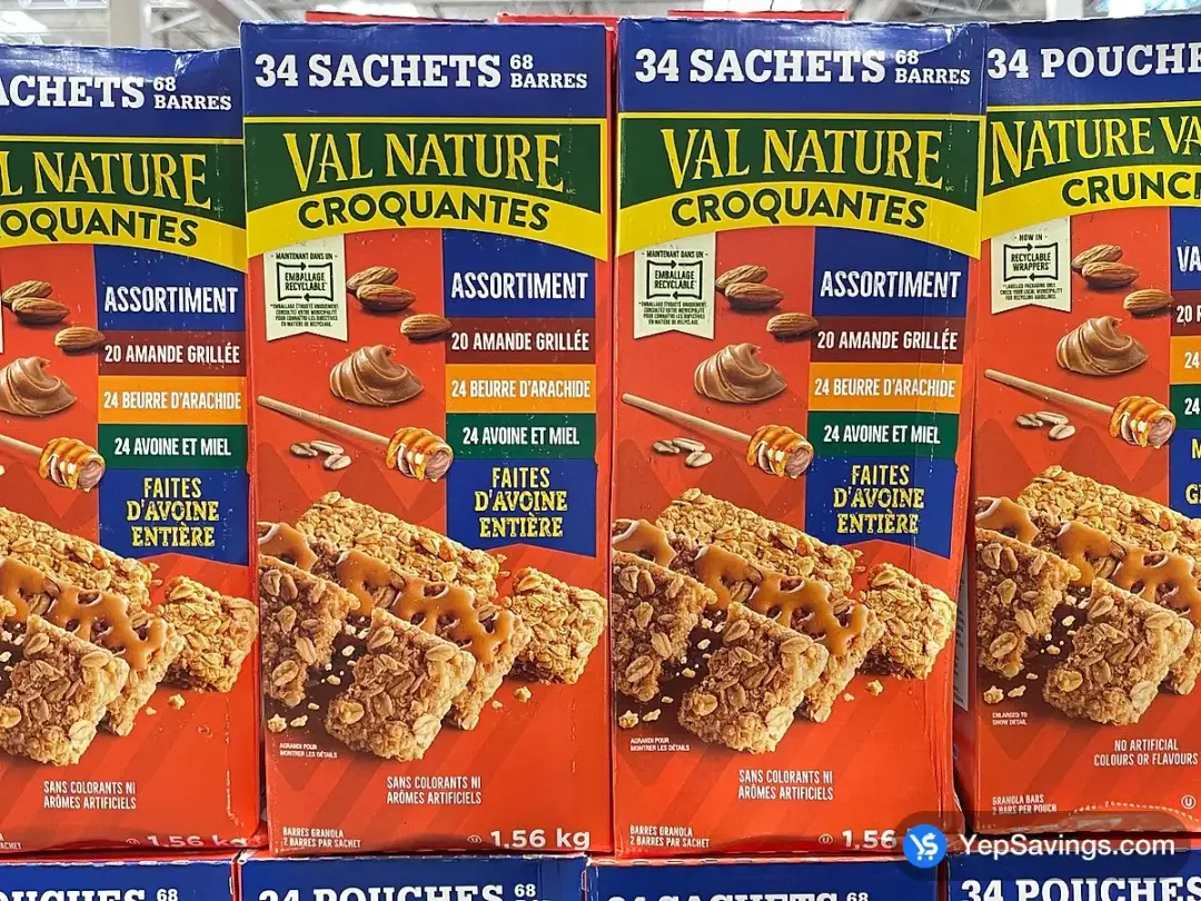 NATURE VALLEY CRUNCHY VARIETY PACK PACK OF 68 - Costco Canada (ITM 405988)