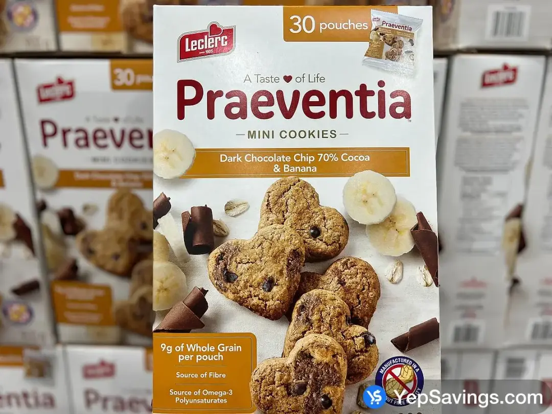 LECLERC PRAEVENTIA COOKIES 30 x 30 g - Costco Canada (ITM 1145482)
