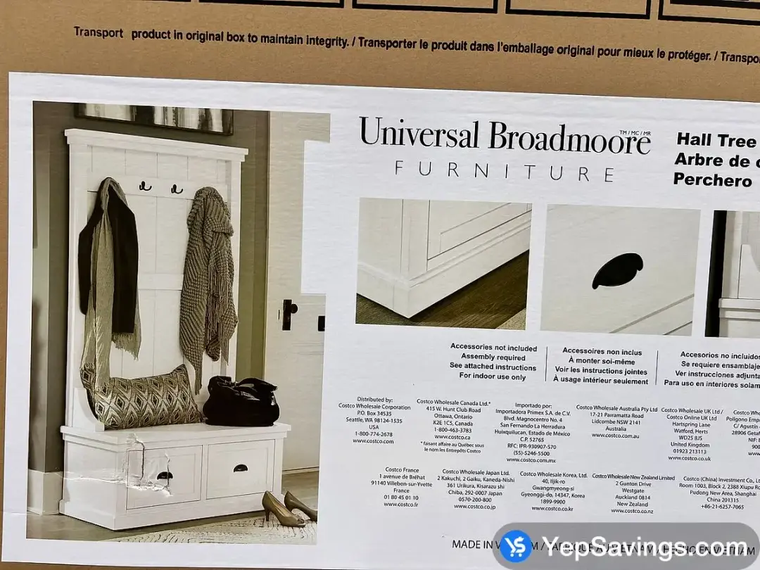 UNIVERSAL BROADMOORE KENNEDY HALL TREE WHITE - Costco Canada (ITM 1653365)