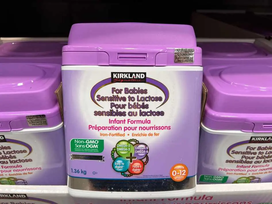KIRKLAND SIGNATURE NON GMO INFANT FORMULA SENSITIVE 1.36 kg - Costco Canada (ITM 6626921)