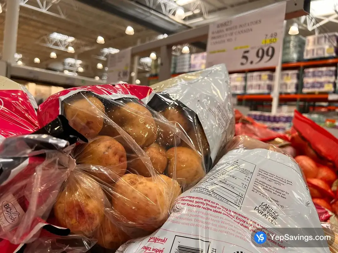 WARBA WHITE POTATOES PRODUCT OF CANADA CANADA NO . 1 - Costco Canada (ITM 406823)