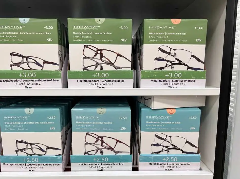 READERS ASSORTED STYLES +1.25 TO +3.00 - Costco Canada (ITM 8851125)
