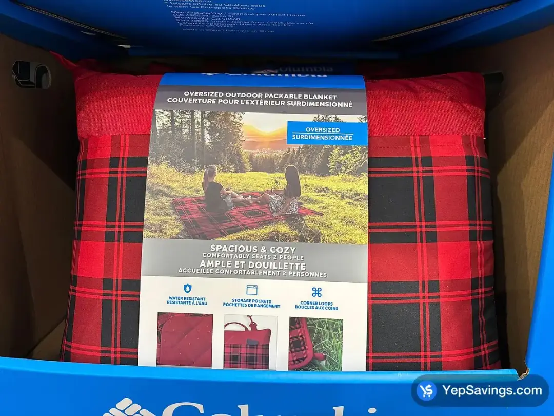 COLUMBIA OUTDOOR BLANKET 80" X 72 " - Costco Canada (ITM 1745970)