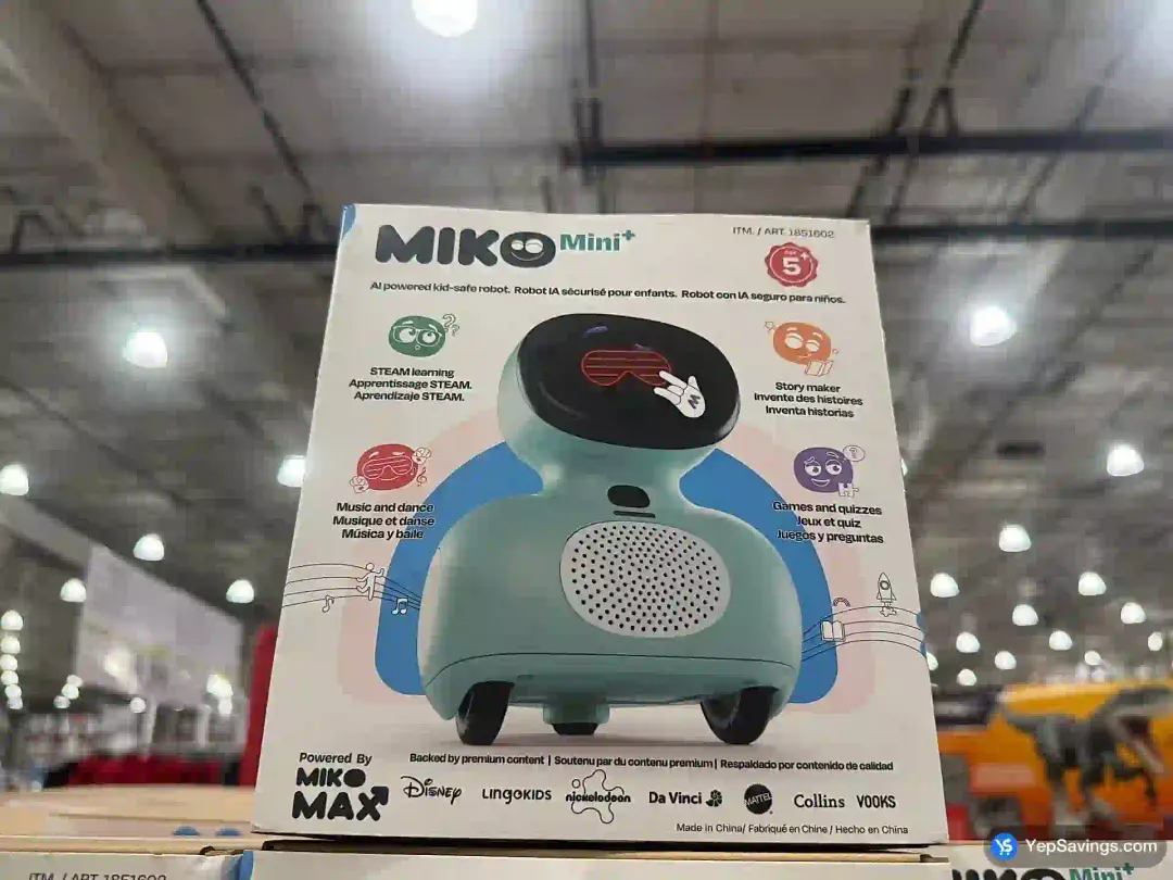 COSTCO MIKO MINI AI ROBOT FOR KIDS WITH 6 MONTHS MIKO MAX (ITM 1851602)