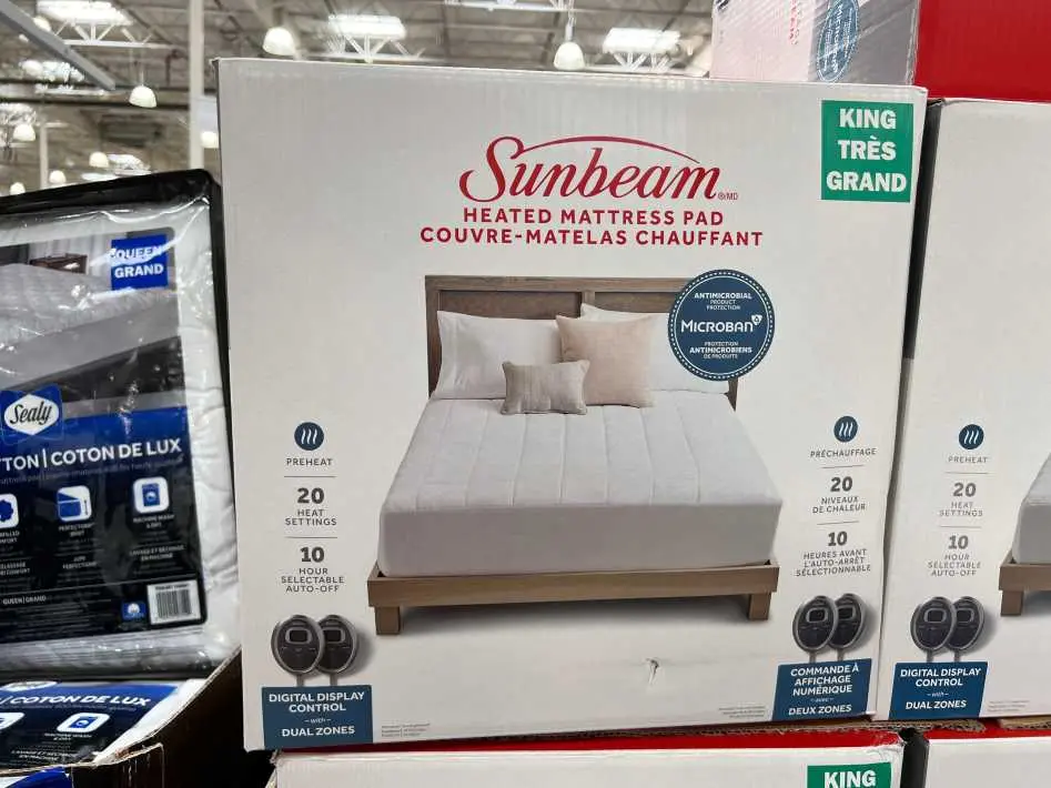 SUNBEAM HEATED MATTRESS PAD KING - Costco Canada (ITM 1007621)