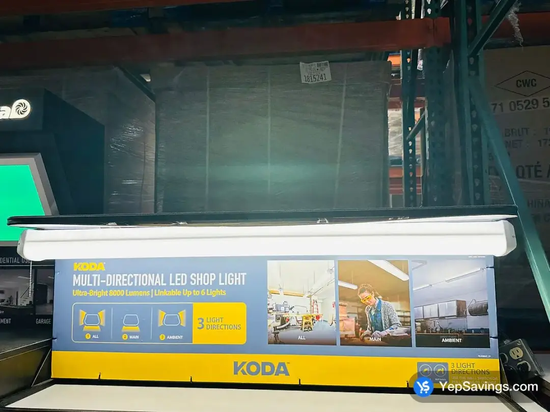 COSTCO KODA LED SHOP LIGHT 3 DIRECTIONS – (ITM 1862499)