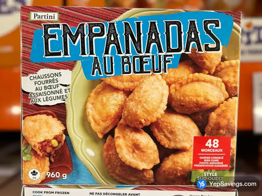 PARTINI BEEF EMPANADAS 960 g - Costco Canada (ITM 1253222)