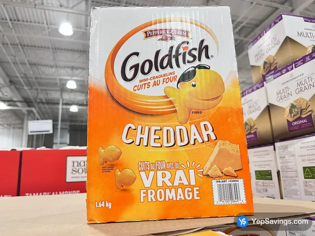 PEPPERIDGE FARM GOLDFISH CRACKERS 1.64 kg - Costco Canada (ITM 339054)
