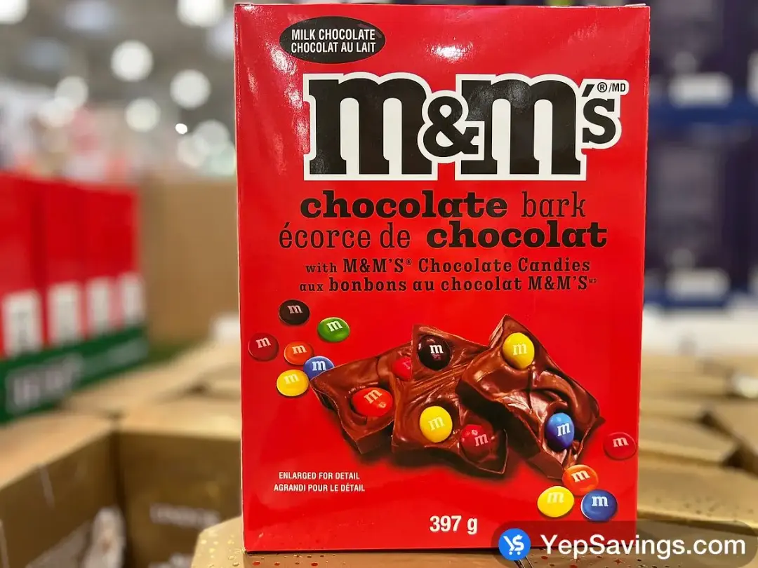 M & M'S CHOCOLATE BARK 397 g - Costco Canada (ITM 1750692)