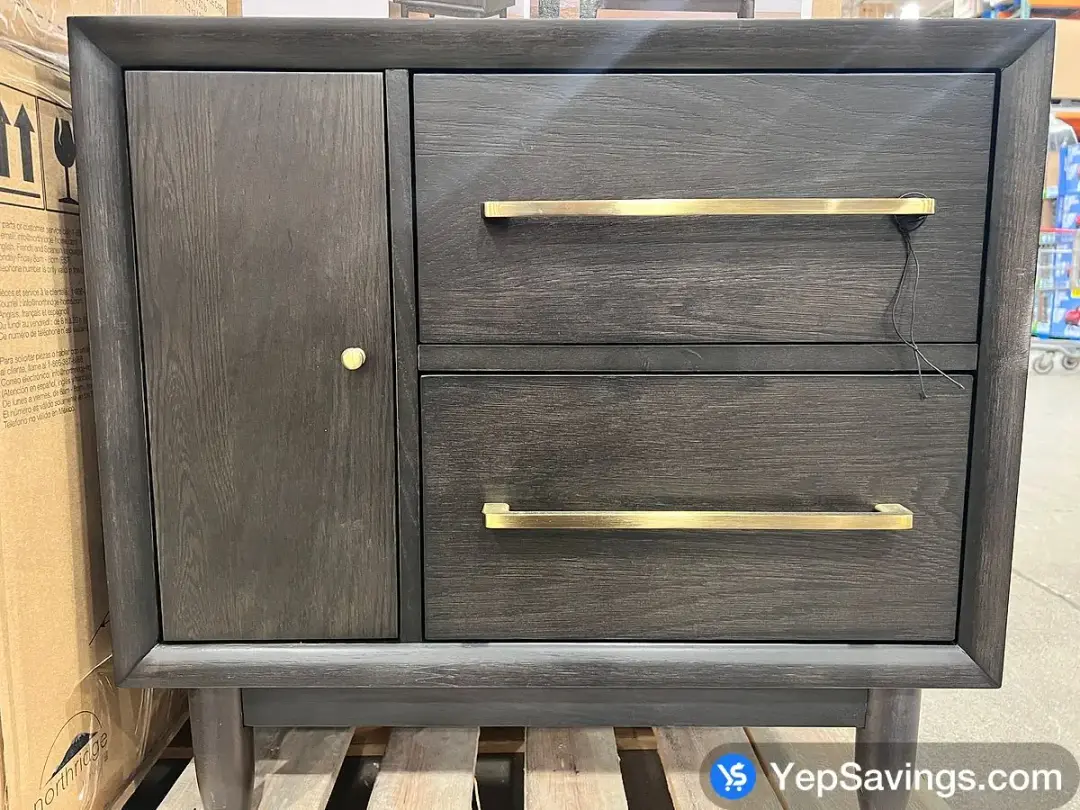 MARINA DEL REY NIGHTSTAND BLACK 1 BOX - Costco Canada (ITM 1752717)