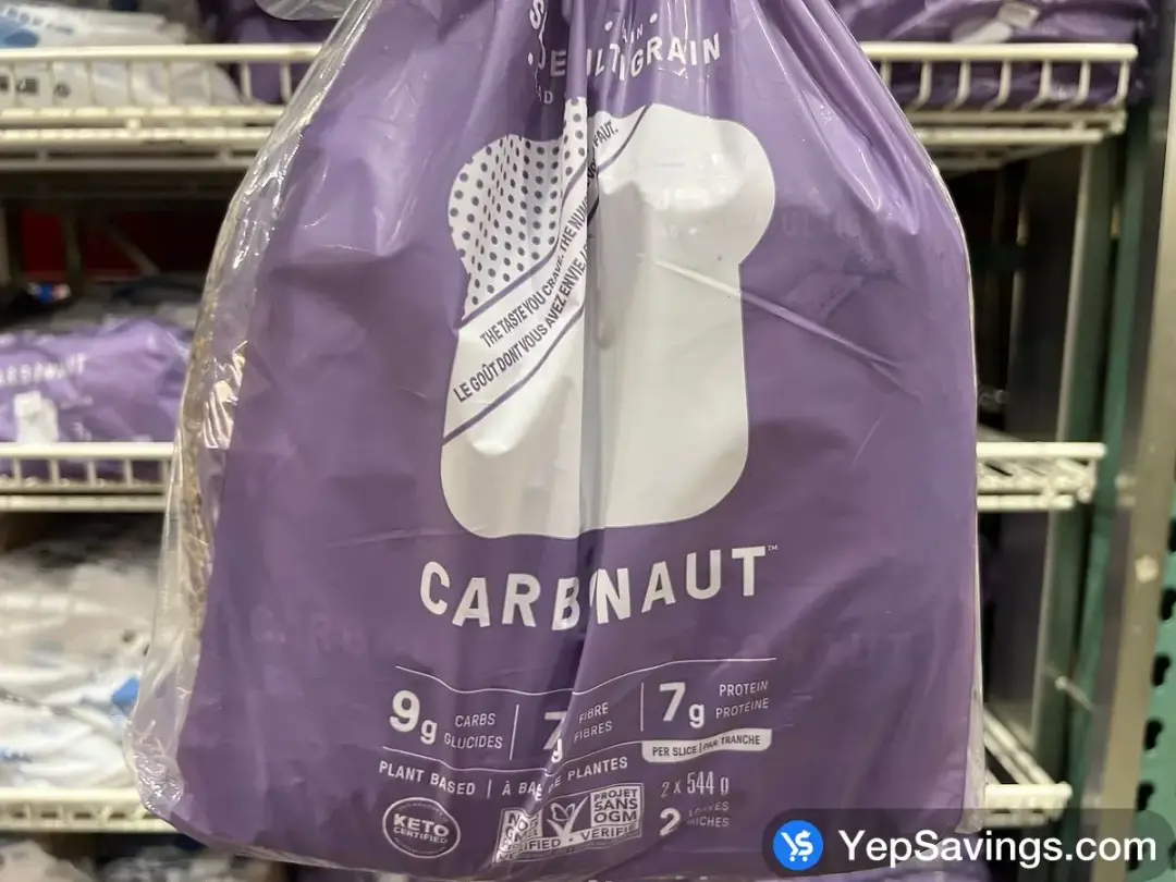 CARBONAUT SEEDED KETO BREAD 2 x 544 g - Costco Canada (ITM 1494429)