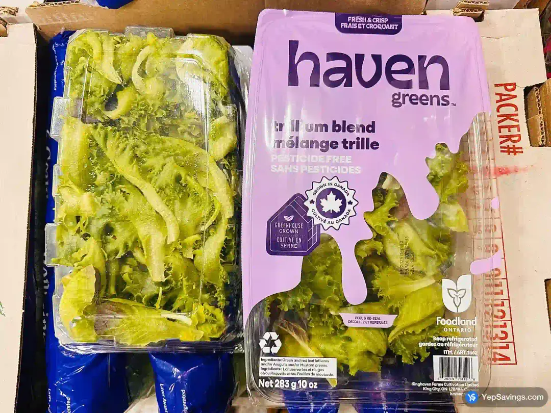 HAVEN GREENS TRILLIUM BLEND PRODUCT OF CANADA - Costco Canada (ITM 1562)