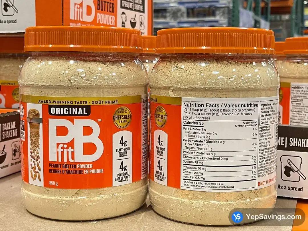 BETTERBODY FOODS PB FIT POWDER 850 g - Costco Canada (ITM 1193520)