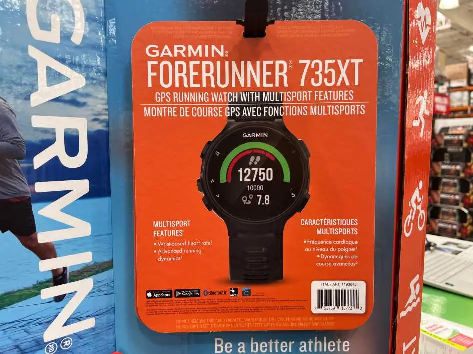 GARMIN FORERUNNER 735XT GPS SMARTWATCH - Costco Canada (ITM 1193645)