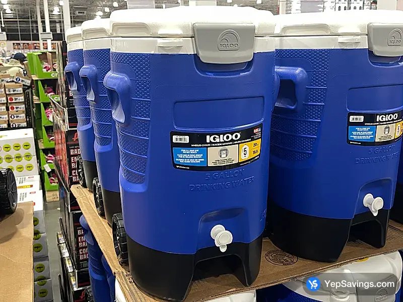 Costco IGLOO SPORT ROLLING COOLER 5 GALLONS