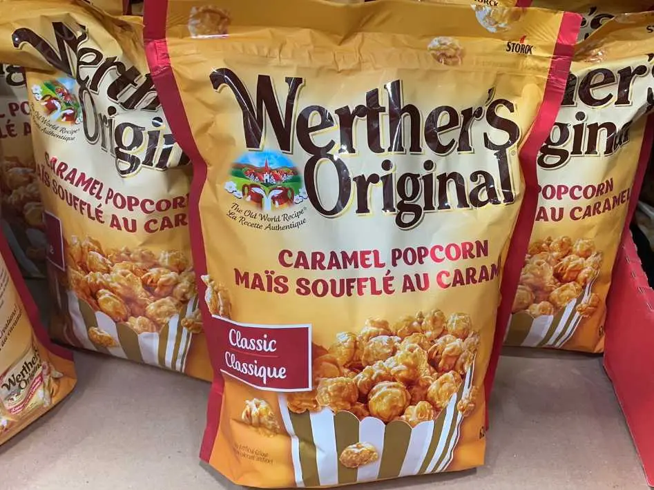 WERTHER'S CARAMEL POPCORN 624 g - Costco Canada (ITM 1275711)