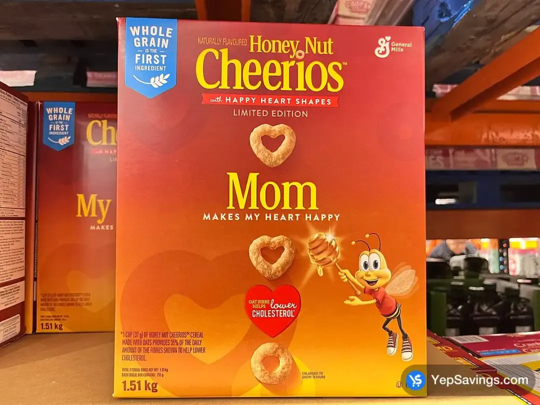 GENERAL MILLS HONEY NUT CHEERIOS 1.51 kg - Costco Canada (ITM 1134668)