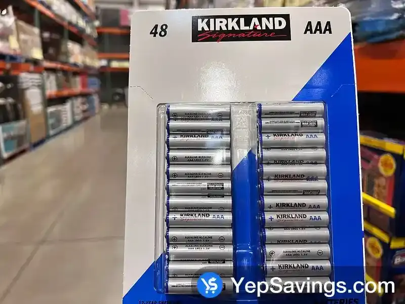 Costco KIRKLAND SIGNATURE AAA BATTERIES PACK OF 48