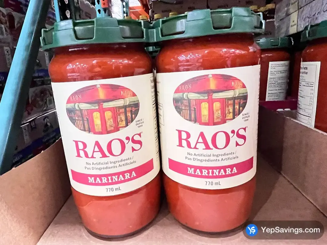 RAO'S MARINARA SAUCE 2×770mL - Costco Canada (ITM 1460350)