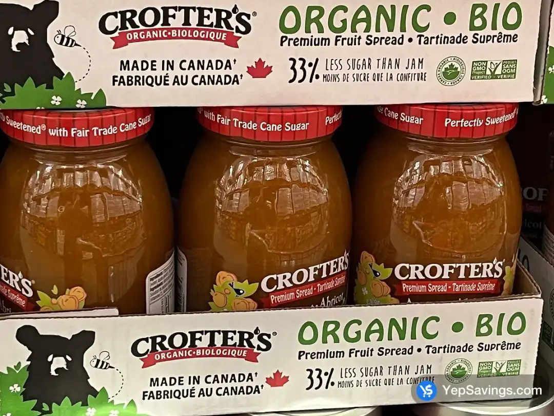 CROFTER'S ORGANIC APRICOT 660 mL - Costco Canada (ITM 1288602)
