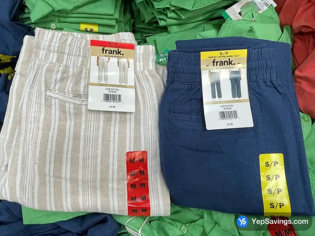 FRANK BY FRANK AND OAK LINEN BLEND PANT + WOMENS XS - XL - Costco Canada (ITM 1879446)
