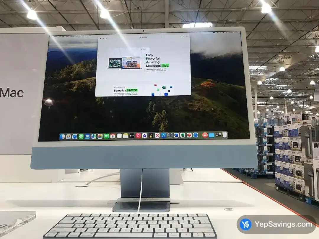 APPLE 24 " IMAC Blue MJV93LL/A - Costco Canada (ITM 5350384)