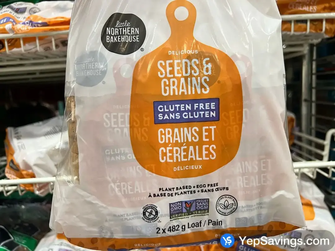 LITTLE NORTHERN BAKE GLUTEN FREE BREAD 2 x 482 g - Costco Canada (ITM 1143832)