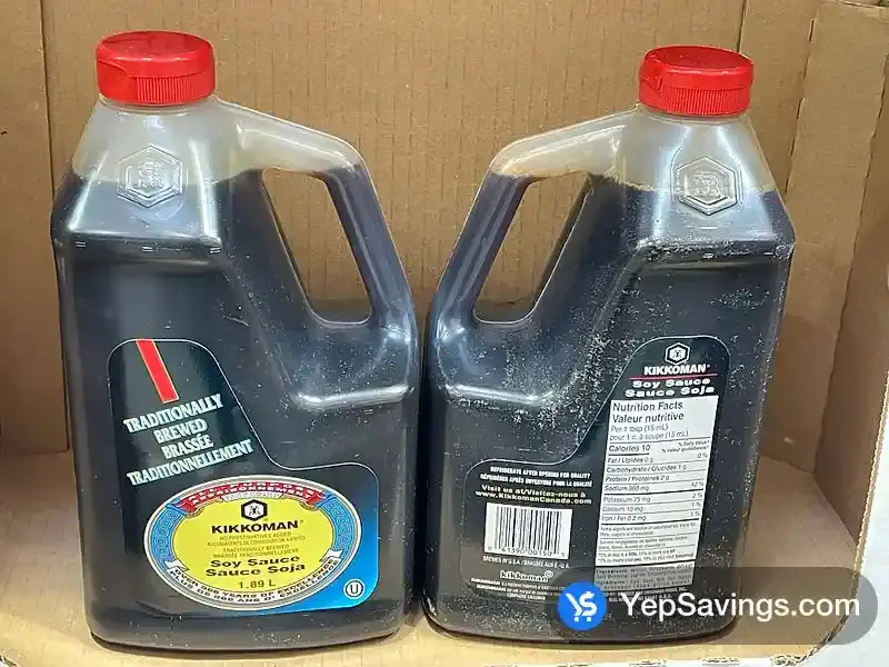 Costco KIKKOMAN SOY SAUCE 1.89 L