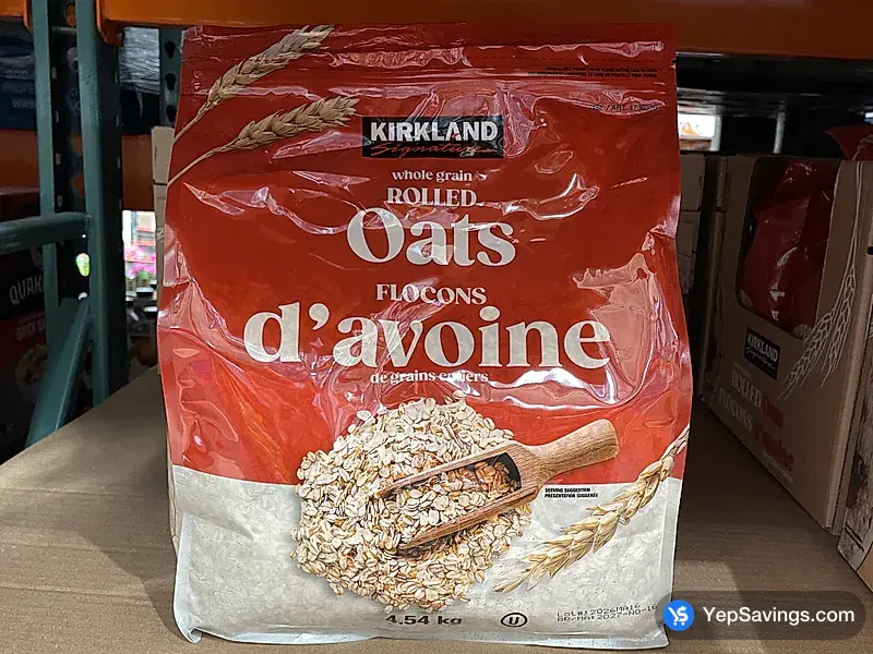 Costco KIRKLAND SIGNATURE WHOLEGRAIN ROLLED OATS 4.54 kg