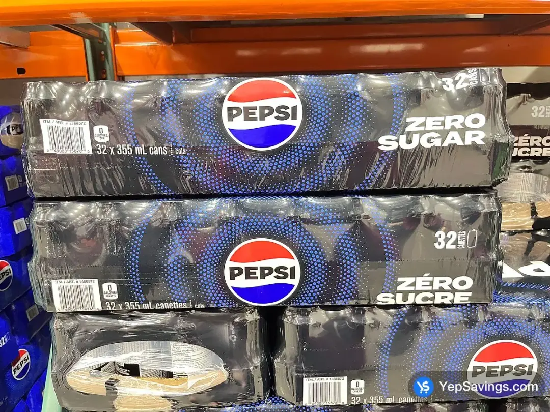PEPSI ZERO 32 x 355mL - Costco Canada (ITM 1486572)