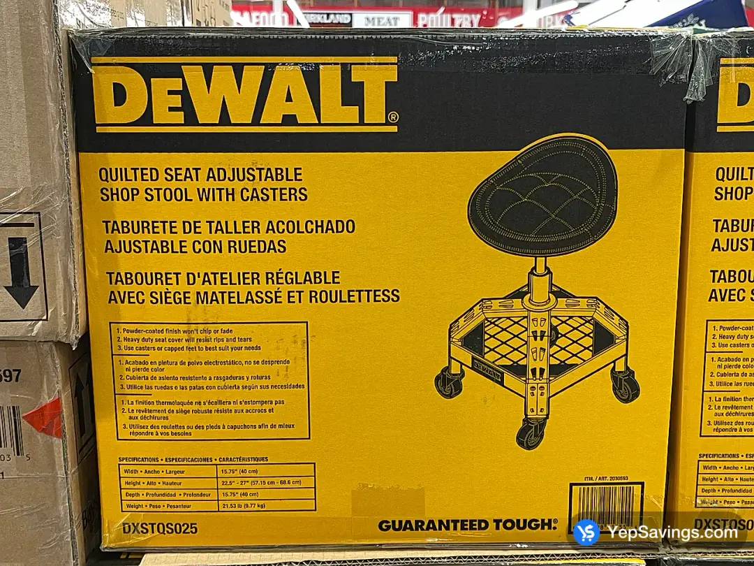 DEWALT SHOP STOOL - Costco Canada (ITM 2030593)