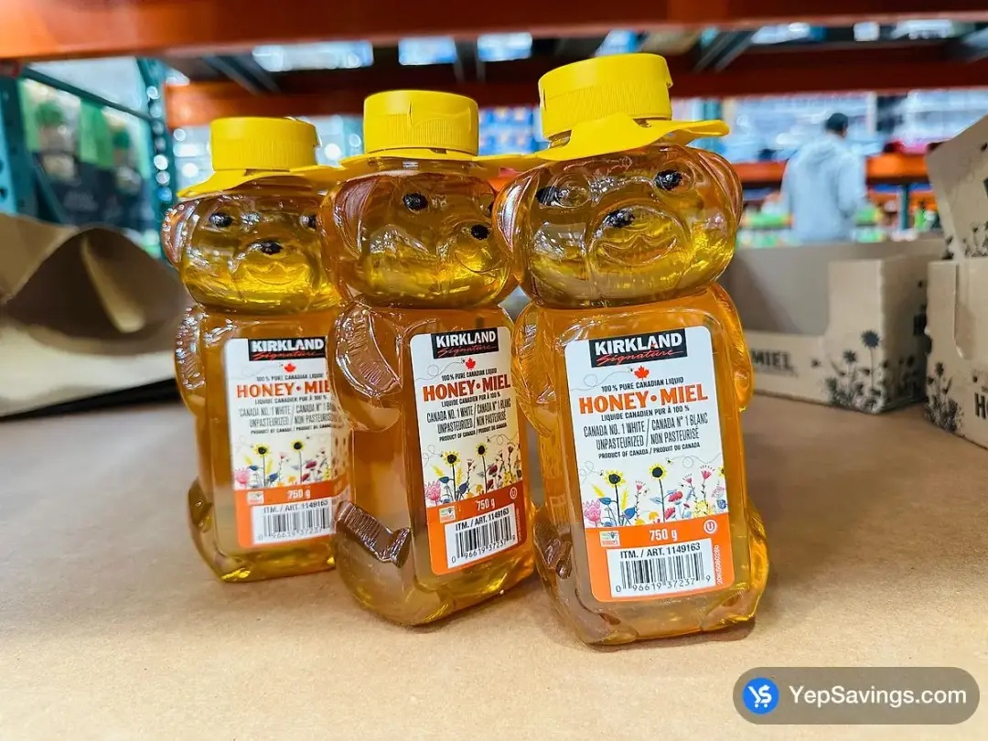 KIRKLAND SIGNATURE LIQUID HONEY 3 x 750 g - Costco Canada (ITM 1149163)