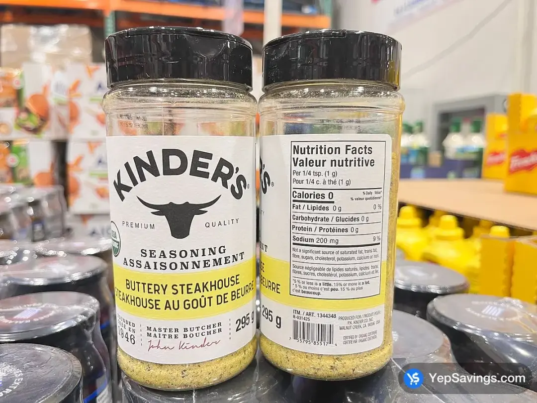 KINDER'S ORGANIC BUTTERY STEAKHOUSE 295 G - Costco Canada (ITM 1344348)