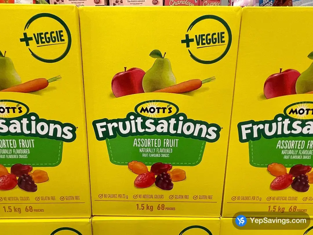 MOTT'S FRUITSATIONS 68X22g - Costco Canada (ITM 366145)