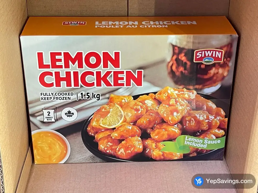 SIWIN LEMON CHICKEN 1.5 kg - Costco Canada (ITM 1890019)