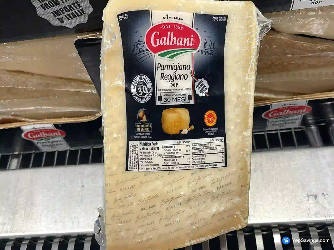 GALBANI PARMIGIANO REGGIANO 30 MONTH PRICE PER KG - Costco Canada (ITM 13631)