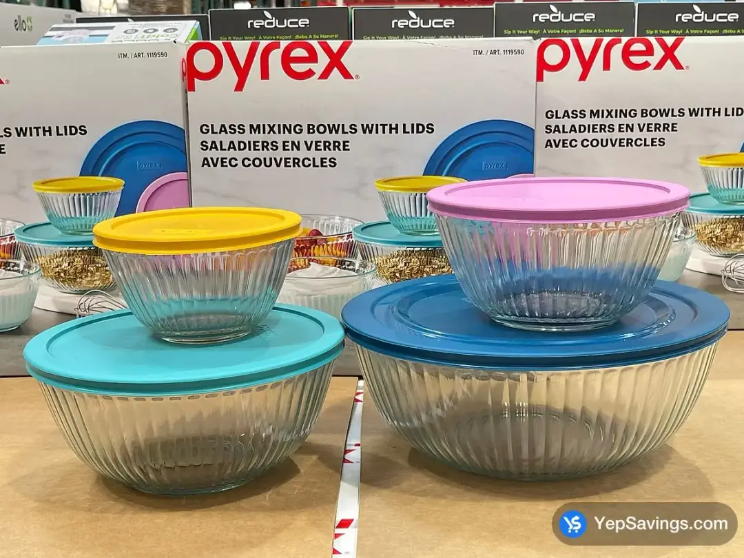 PYREX MIXING BOWLS 8-PIECE SET - Costco Canada (ITM 1119590)
