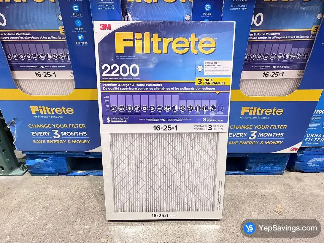 3M FILTRETE MPR 2200 16 in. x 25 in. - Costco Canada (ITM 1006103)