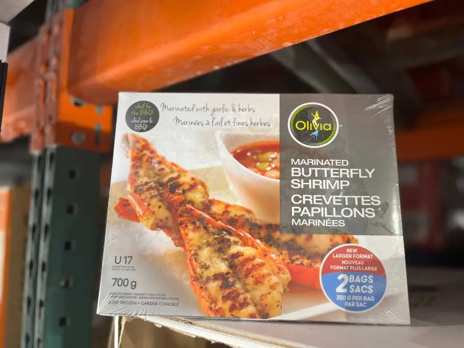 OLIVIA BUTTERFLY SHRIMP 700 g - Costco Canada (ITM 2151330)
