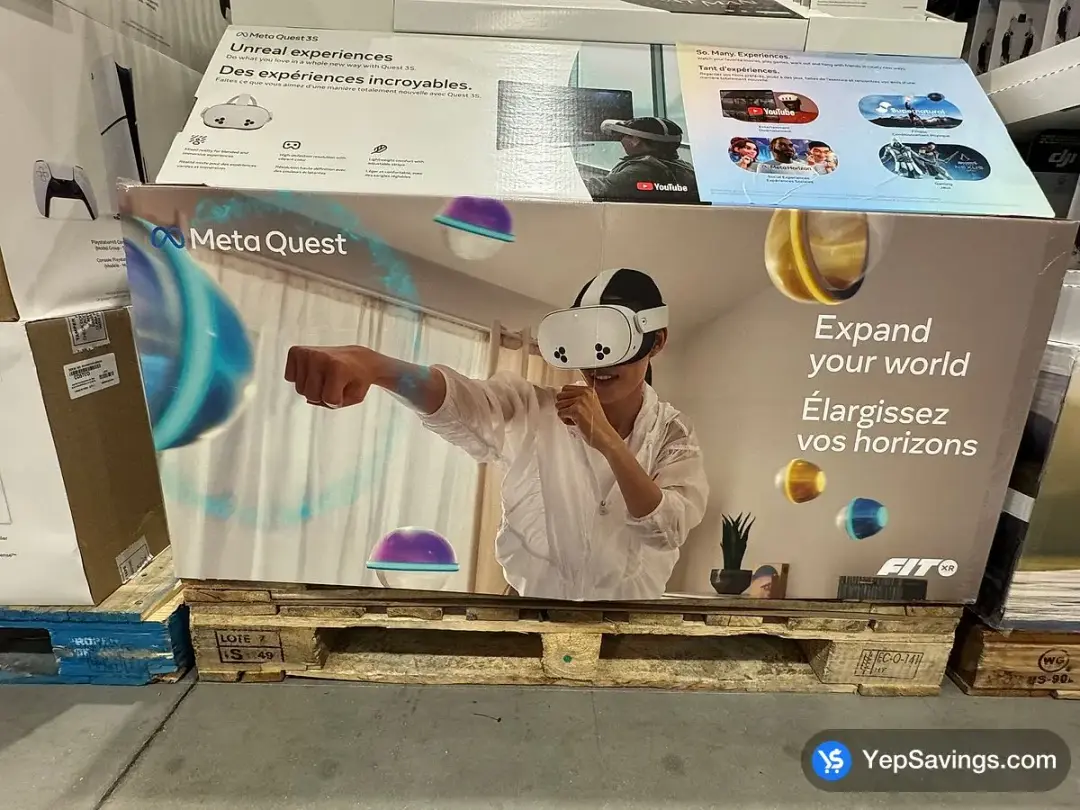 META QUEST 3S 256 GB HEADSET BUNDLE WITH CARRYING CASE - Costco Canada (ITM 1044647)