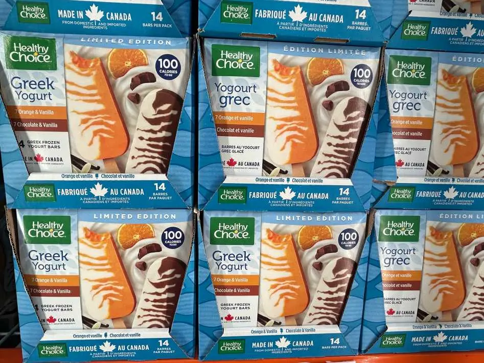 HEALTHY CHOICE GREEK YOGURT BARS 14 X 80 ml - Costco Canada (ITM 2426675)