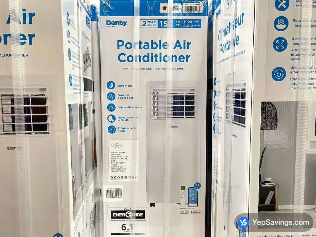 DANBY PORTABLE AC 5.100 BTU SACC - Costco Canada (ITM 1774994)
