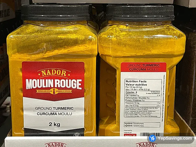 Costco MOULIN ROUGE GROUND TURMERIC 2.0 kg