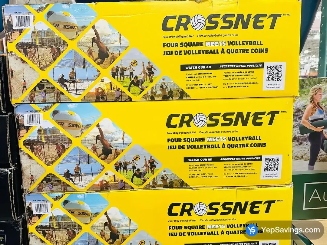 COSTCO CROSSNET FOUR SQUARE VOLLEYBALL GAME – (ITM 1777161)