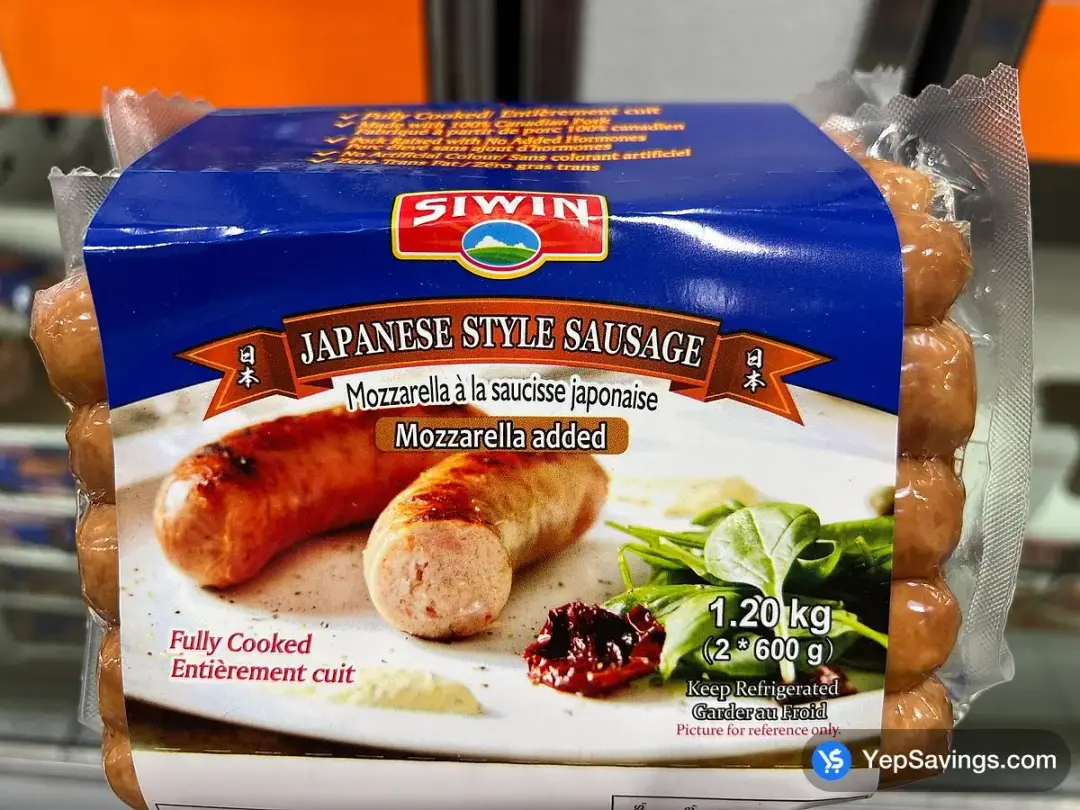 SIWIN JAPANESE STYLE SAUSAGE 2 X 600 g - Costco Canada (ITM 1435450)