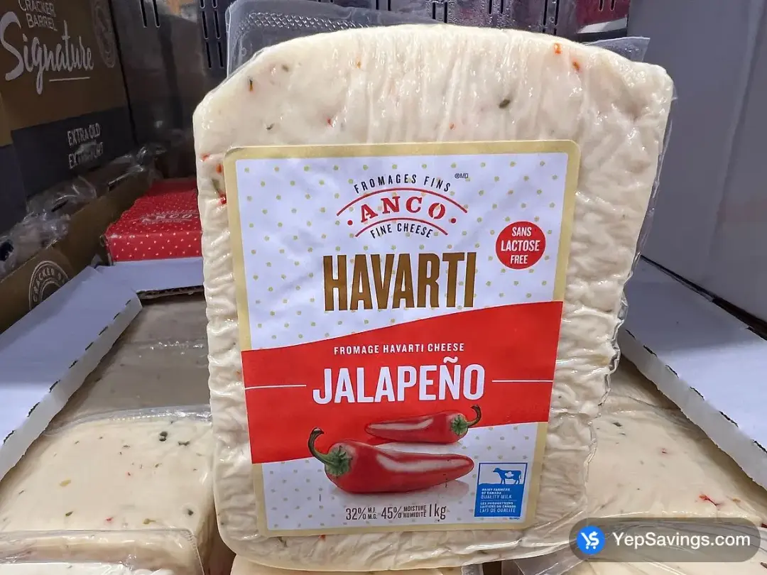 ANCO JALAPENO HAVARTI 1 kg - Costco Canada (ITM 13106)