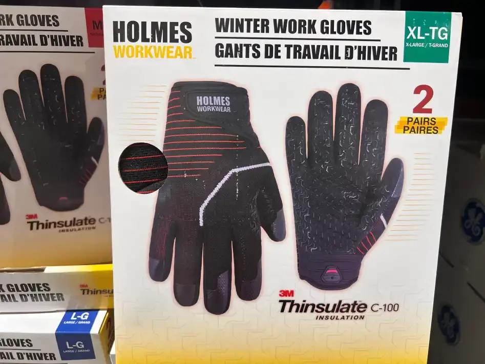 HOLMES PERFORMANCE GLOVE M - XL 2 PAIRS - Costco Canada (ITM 1123207)