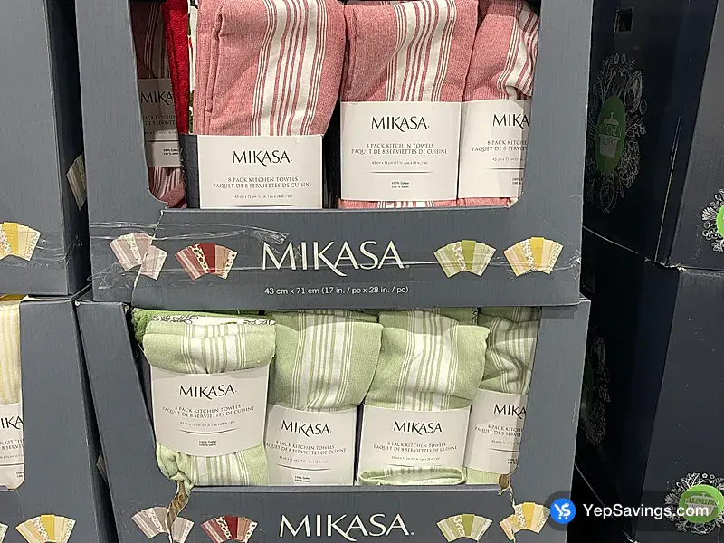 Costco MIKASA KITCHEN TOWELS PACK OF 8